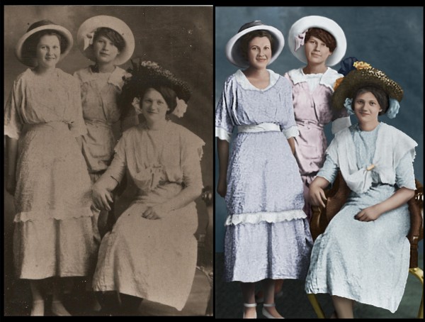 Creation of 1800's Sisters: Final Result